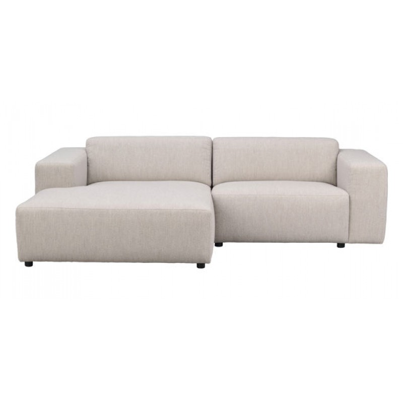 ROWICO Willard 3-Seater L-Sofa Light Beige